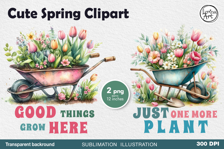 Spring Garden, Spring Sublimation PNG