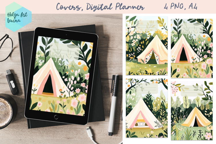 Covers, Digital Planner, Travel Journal