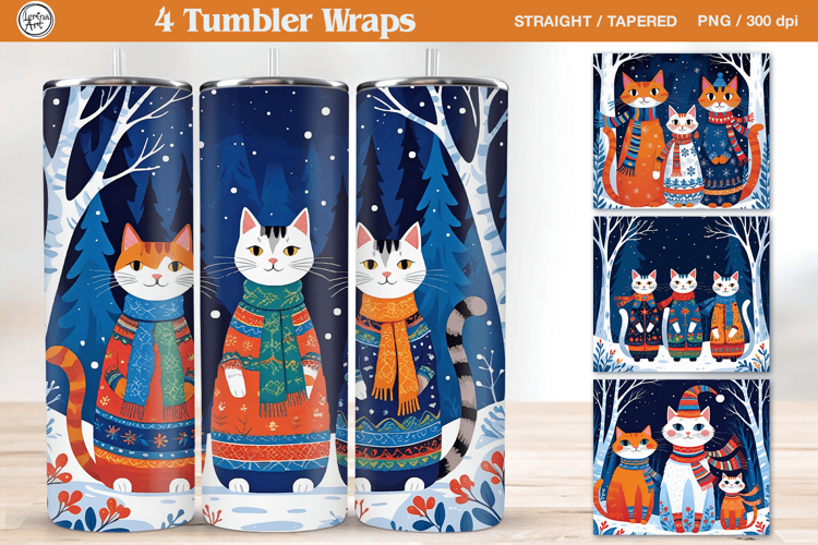 4Christmas Tumbler Wrap 20 oz