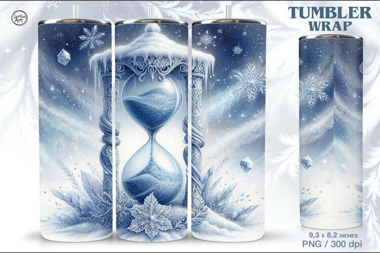 Winter Christmas Tumbler Wrap 20 oz