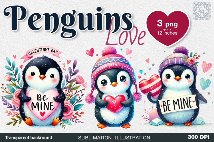 Cute Penguin Clipart Image 4
