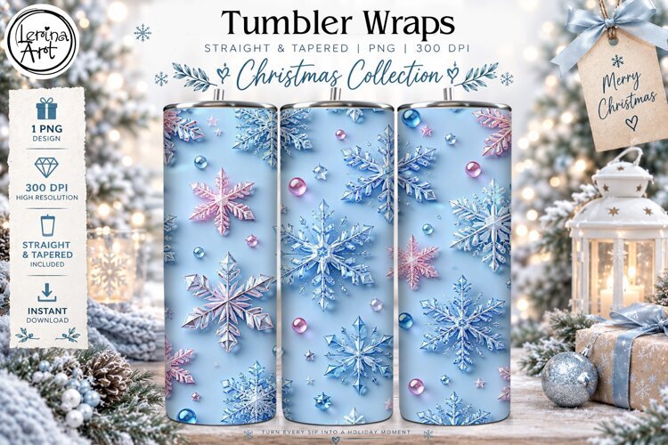 Christmas Tumbler Wrap 20 oz