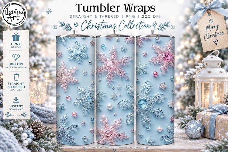 Christmas Tumbler Wrap 20 oz