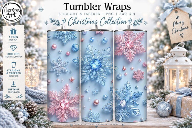 Christmas Tumbler Wrap 20 oz