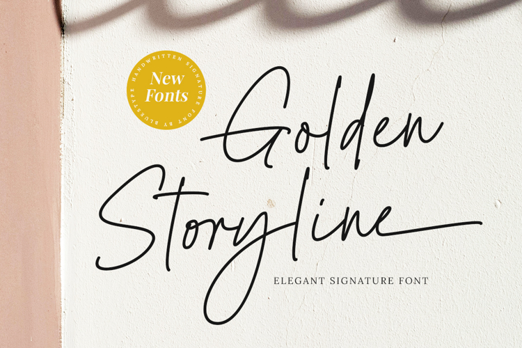 Golden Storyilne - Elegant Font