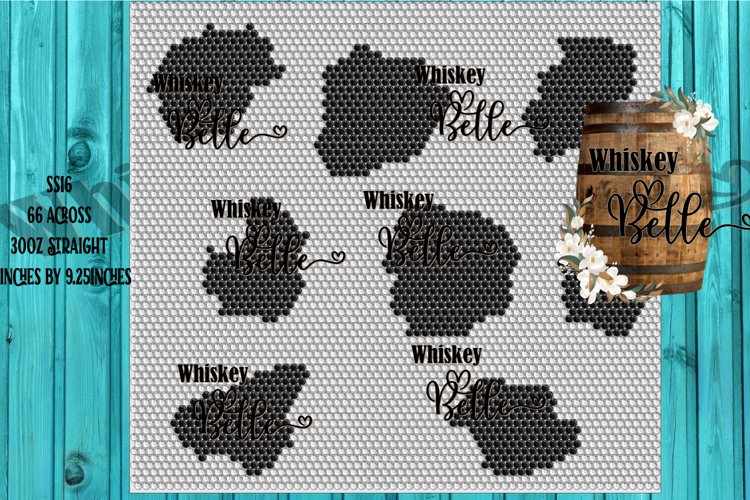 Cow SS16 30oz Rhinestone Pattern