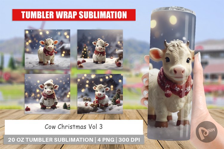 Christmas Tumbler Wrap Image 4