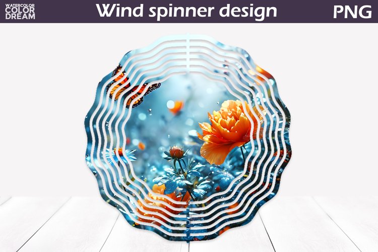 3D Floral Wind Spinner | Flowers Wind Spinner