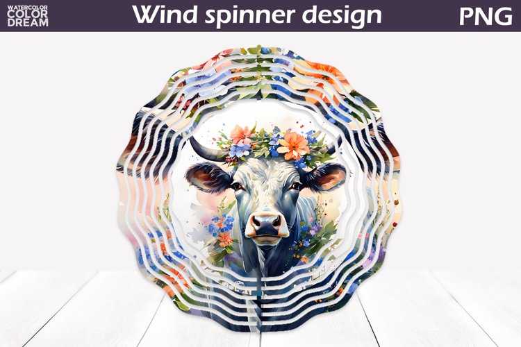 Cow Wind Spinner | Farm Wind Spinner example image 1