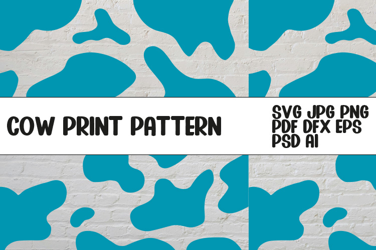 Cow Print Patterns - svg Cow digital paper Cow svg dxf