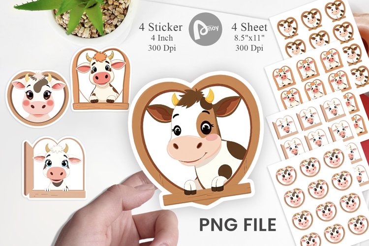Cow Print Clipart Image 24