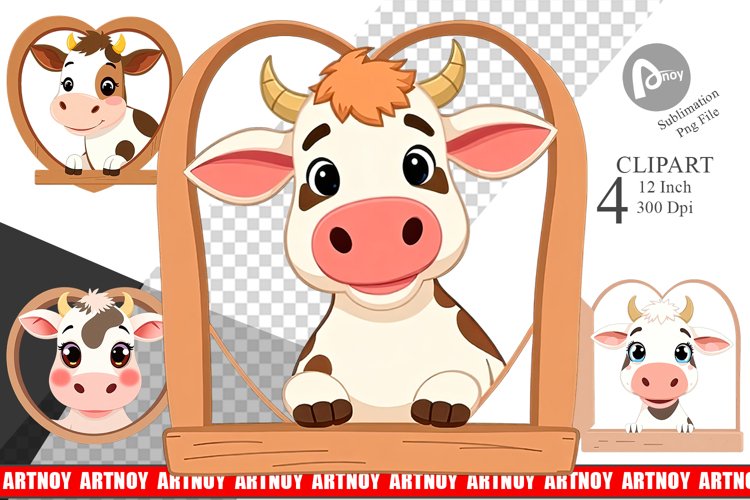 Cow Clipart Image 6