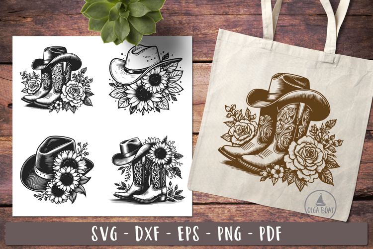 Cowboy Hat Illustration Image 9