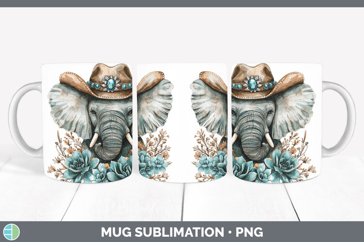 GorgeousCowboy Mug Wrap design.