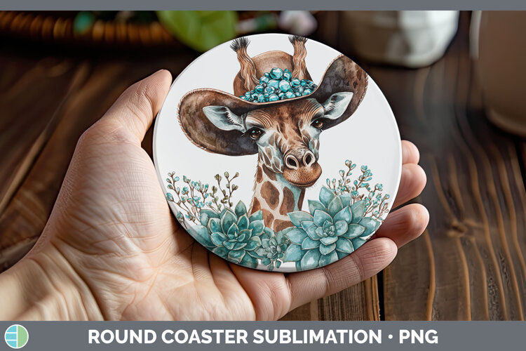 GorgeousCowboy Round Coaster design.