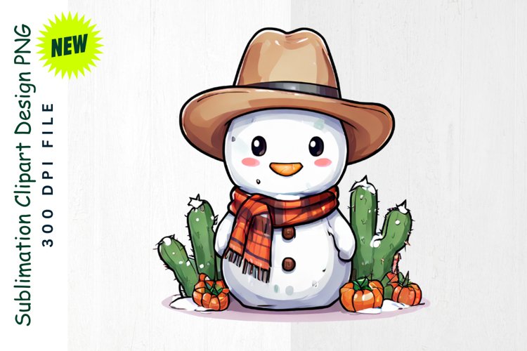 Snowman Clipart Image 14