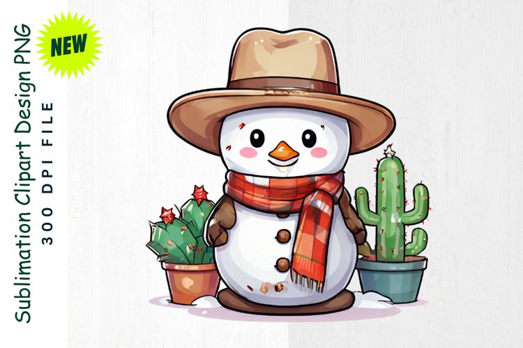 Snowman Clipart Image 15