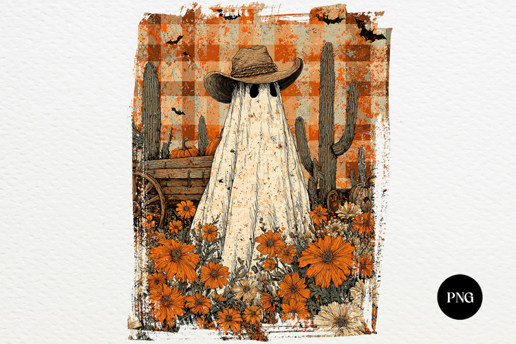 Western Cowboy Ghost PNG