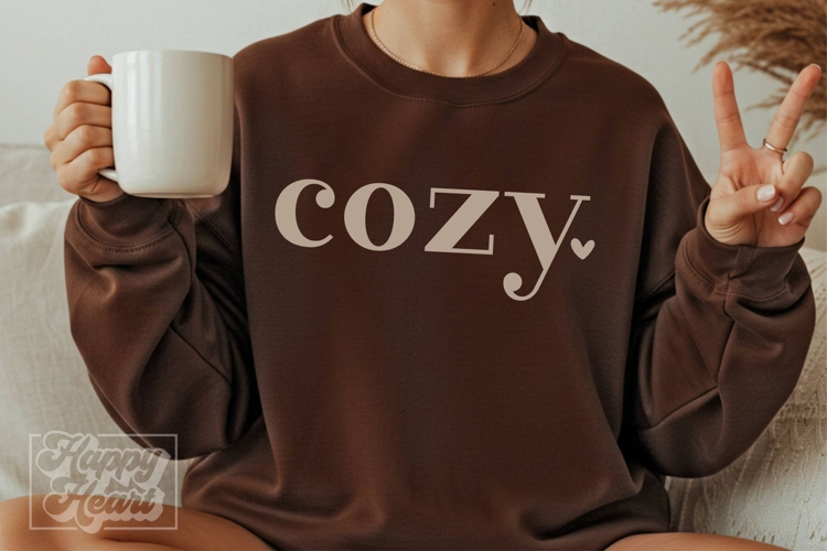 Cozy SVG PNG - Sweater Weather Lets Get Cozy - Cozy Season example image 1