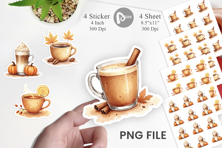 Latte Clipart Image 14