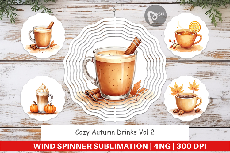 Wind Spinner Autumn Drinks
