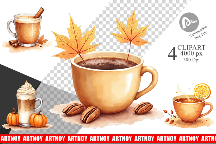 Latte Clipart Image 16