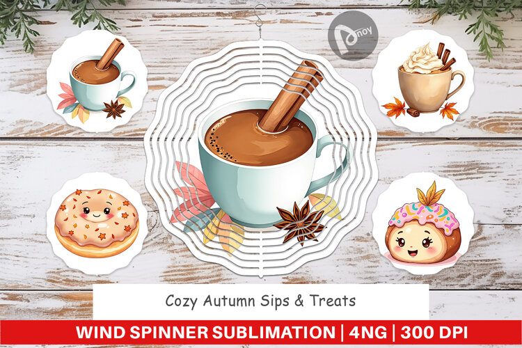 Wind Spinner Cozy Autumn Treats example image 1