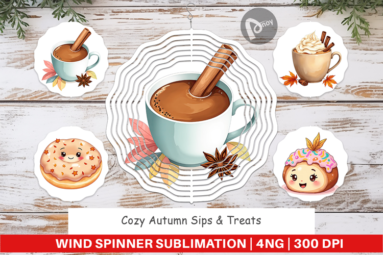 Wind Spinner Cozy Autumn Treats