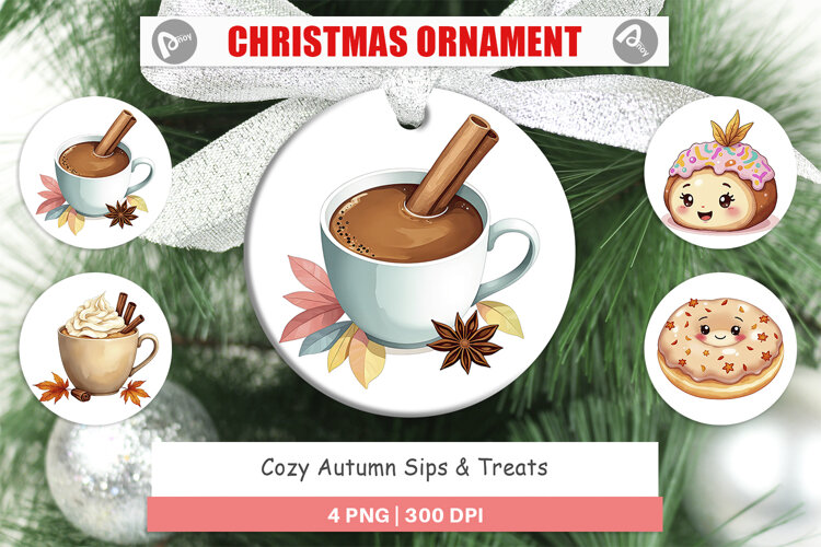 Ornament Cozy Autumn Treats example image 1