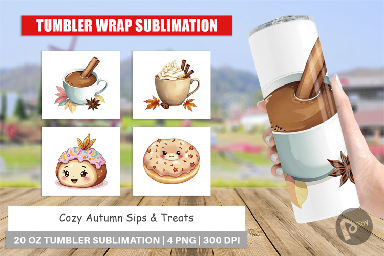 Tumbler Cozy Autumn Treats