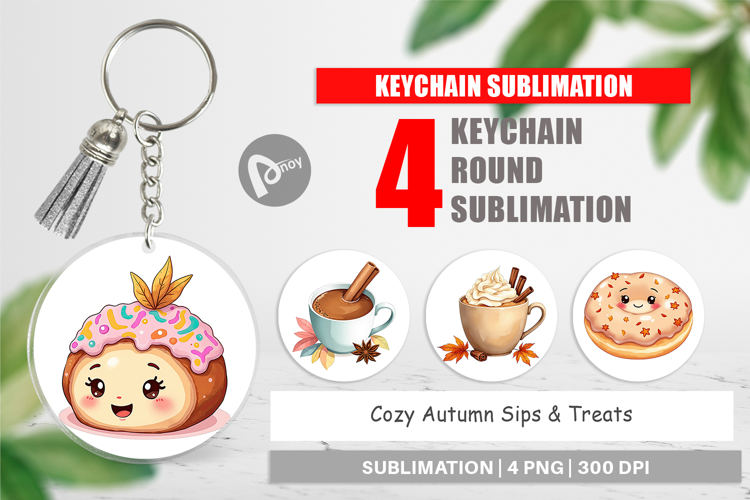 Keychain Cozy Autumn Treats