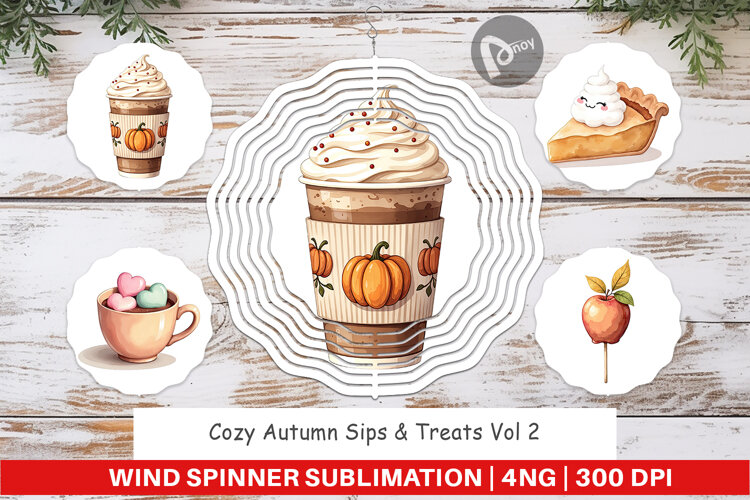 Wind Spinner Cozy Autumn Treats example image 1