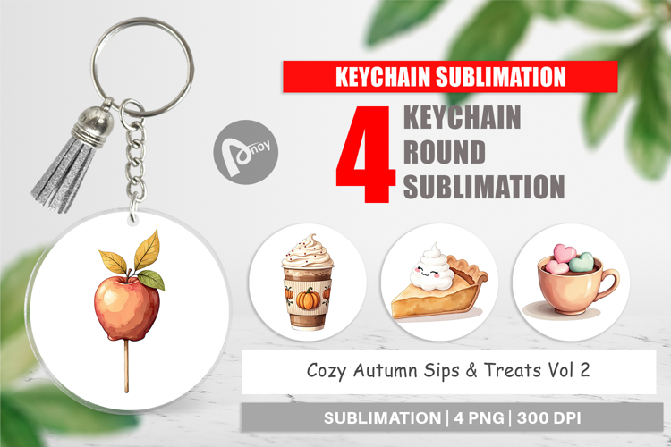 Keychain Cozy Autumn Treats