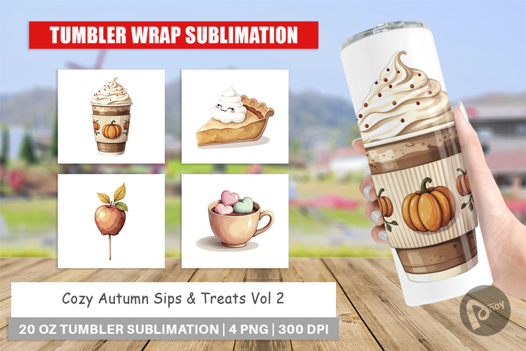 Tumbler Cozy Autumn Treats