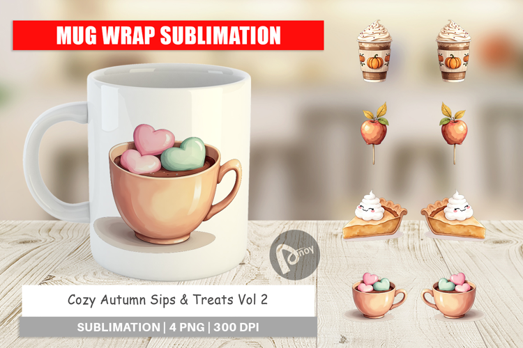Mug Wrap Cozy Autumn Treats