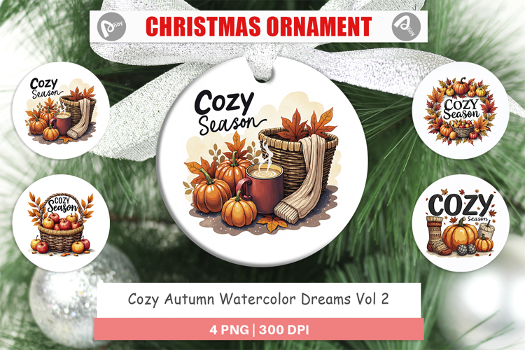 Cozy Autumn Dreams Ornament
