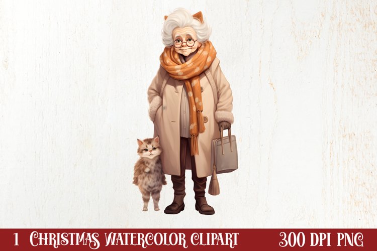 Cozy Boho Christmas Sublimation Clipart, Christmas PNG example image 1