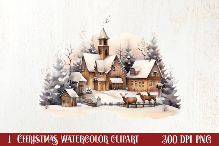 Boho Christmas Clipart Image 5