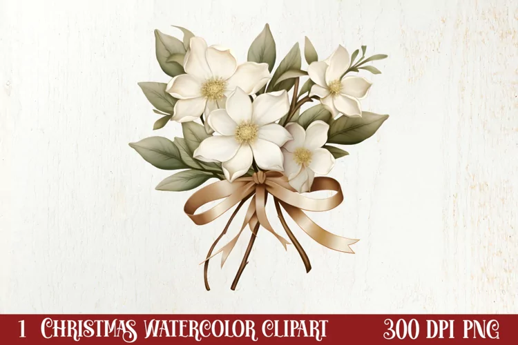 Cozy Boho Christmas Sublimation Clipart, Christmas PNG