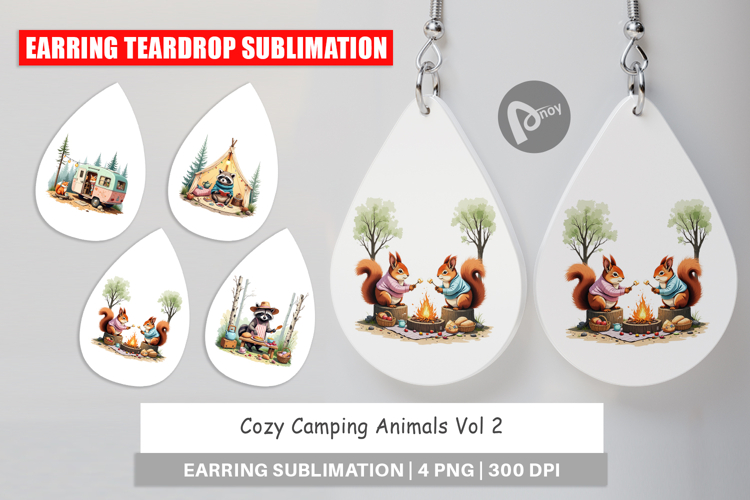 Camping Sublimation Designs