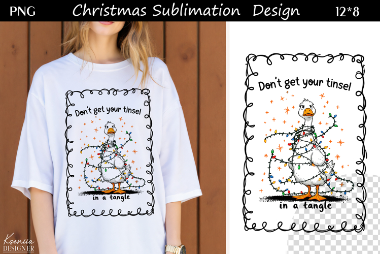 Trendy Christmas Quotes T Shirt Sublimation|Goose
