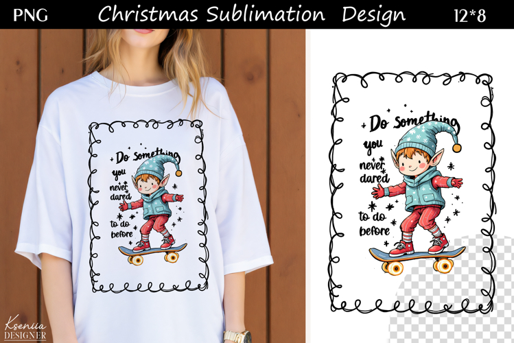 Trendy Christmas Quotes T Shirt Sublimation|Elf