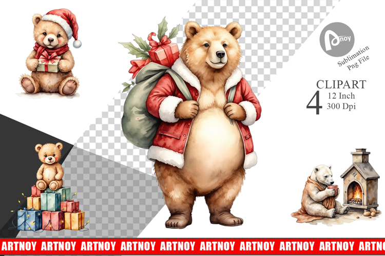 Christmas Watercolor Png Image 22