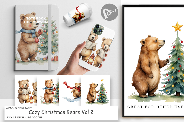 Christmas Watercolor Clipart Image 19