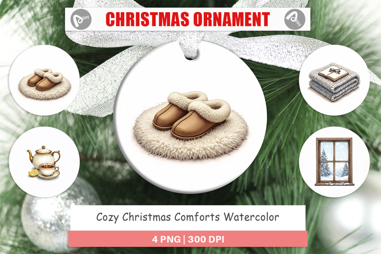 Cozy Christmas Comforts Ornament