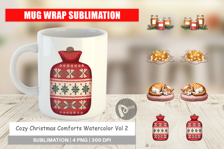 Cozy Christmas Comforts Mug Wrap