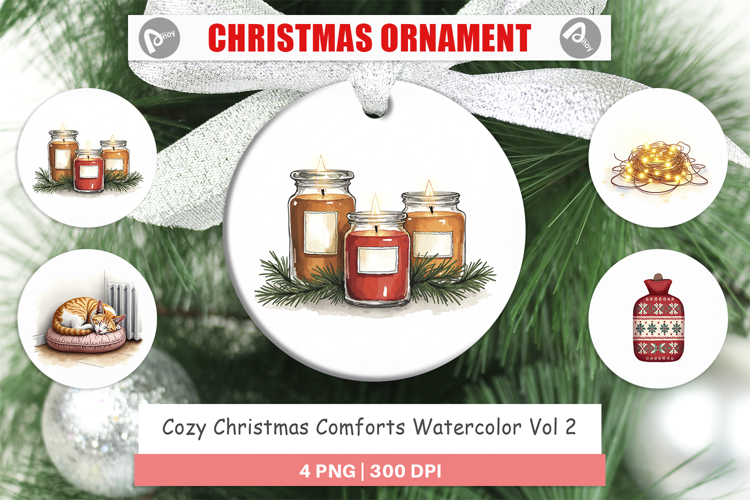 Cozy Christmas Comforts Ornament