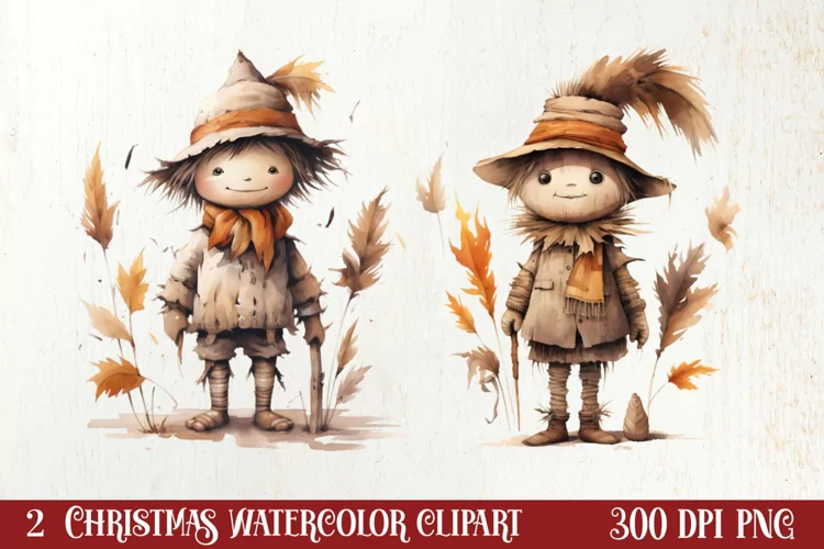 Cozy Christmas Farm Clipart, Christmas Clipart