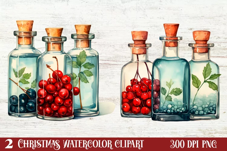 Cozy Christmas Home Clipart Sublimation