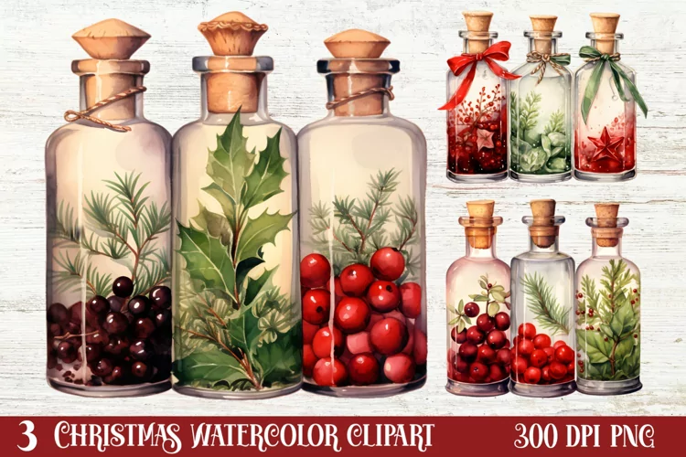Cozy Christmas Home Clipart Sublimation